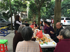 “新起点，新朋友”拱运宿舍长者茶话会