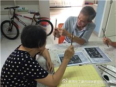 一撇一捺修身心——婆石社区长者艺术导师团书法班新课程