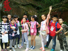 小小解说员游石溪公园，领略文人墨客书法风采