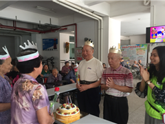 五月的祝福洒满遍地——市养老院五月长者生日会