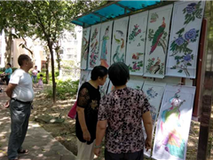 婆石社区长者绘画艺术展览会来啦！