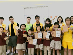大学生进社区实践活动终场——哑剧不哑
