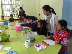 月中之美技能，GET!  ——婆石社区开展艺术学习课堂
