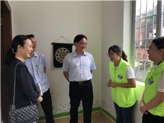 阳江市委组织部林益飞一行到阳江京师党支部调研党建工作